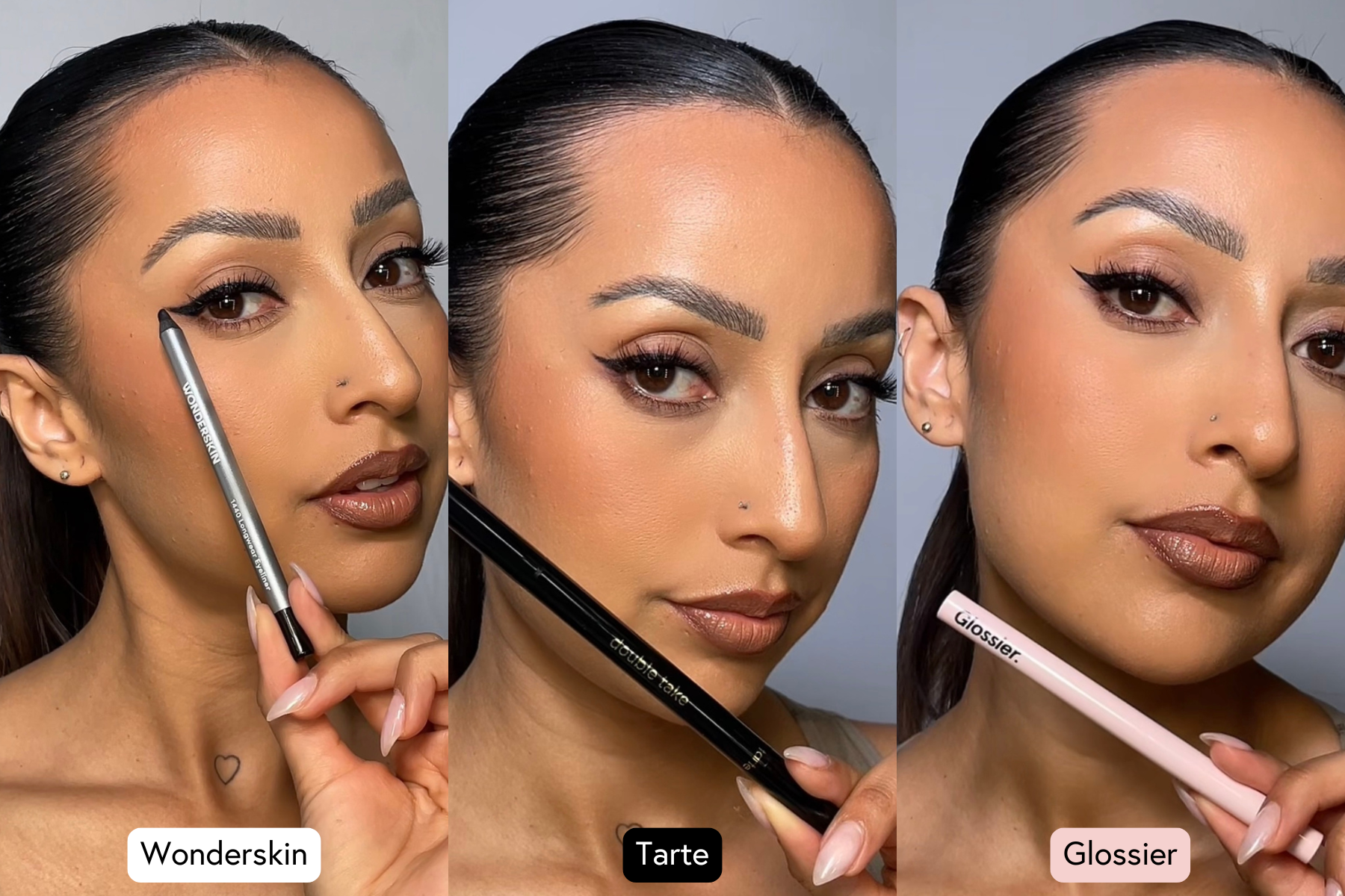 The Battle of the Eyeliners: Wonderskin vs. Tarte vs. Glossier
