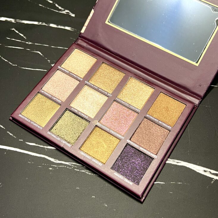 Closeup of Black Radiance Eyeshadow Palette for Cocotique September 2024