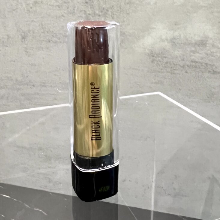 Front of Black Radiance Lipstick Brown for Cocotique September 2024