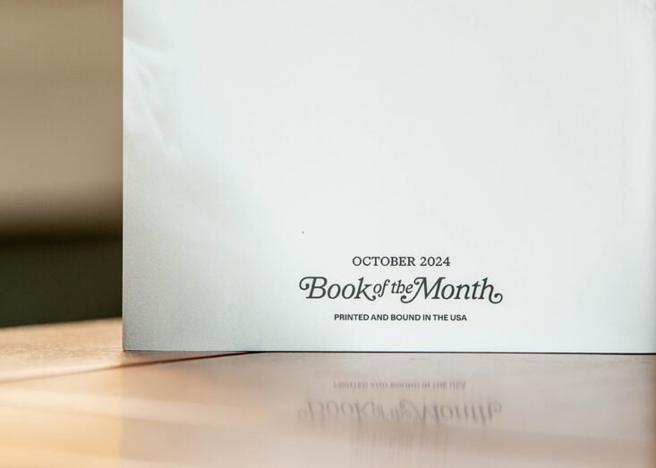 book of the month october logo