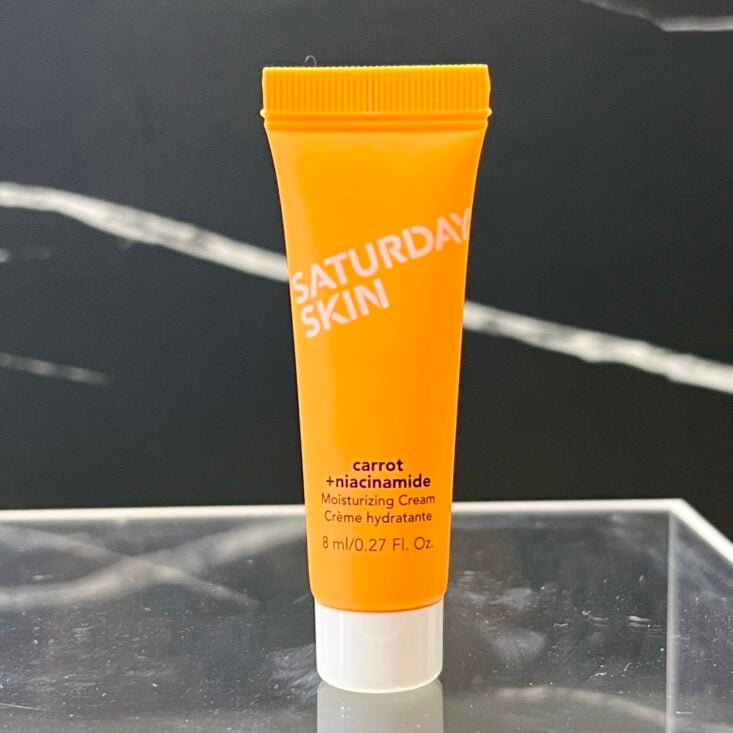 Front of Saturday Skin Moisturizer for Ipsy Glam Bag November 2024