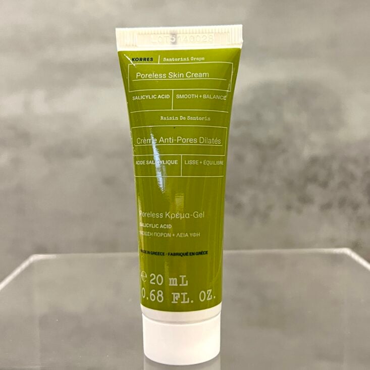 Front of Korres Poreless Skin Cream for Birchbox December 2024