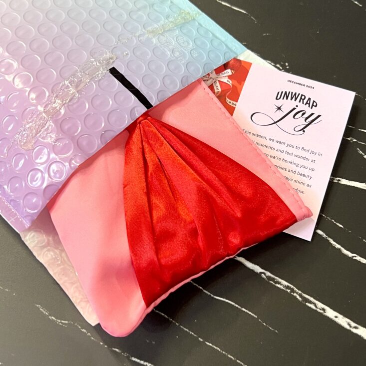 Open Envelope for Ipsy Glam Bag December 2024