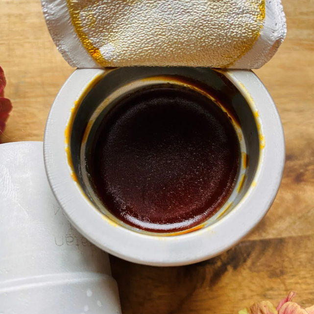 The inside of a Cometeer coffee pod.