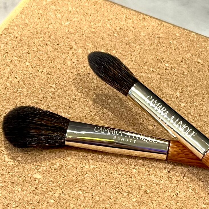 Front of Camara Aunique Beauty Brush Set for Ipsy Glam Bag January 2025