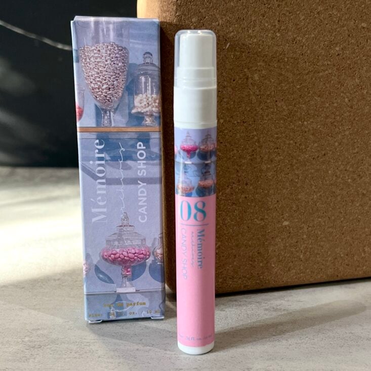 Front of Memoire Archives Candy Shop Fragrance for Ipsy Glam Bag January 2025