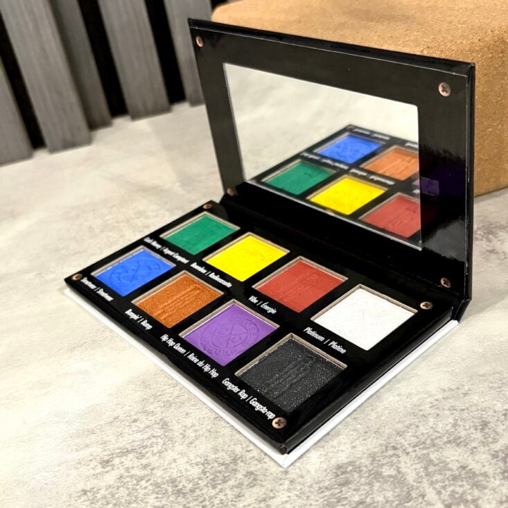 Open Shot of Eyeshadow Palette for Cocotique January 2025