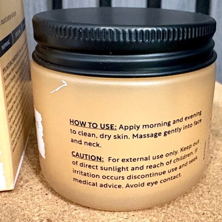 Back of UpCircle Face Moisturizer for Birchbox February 2025