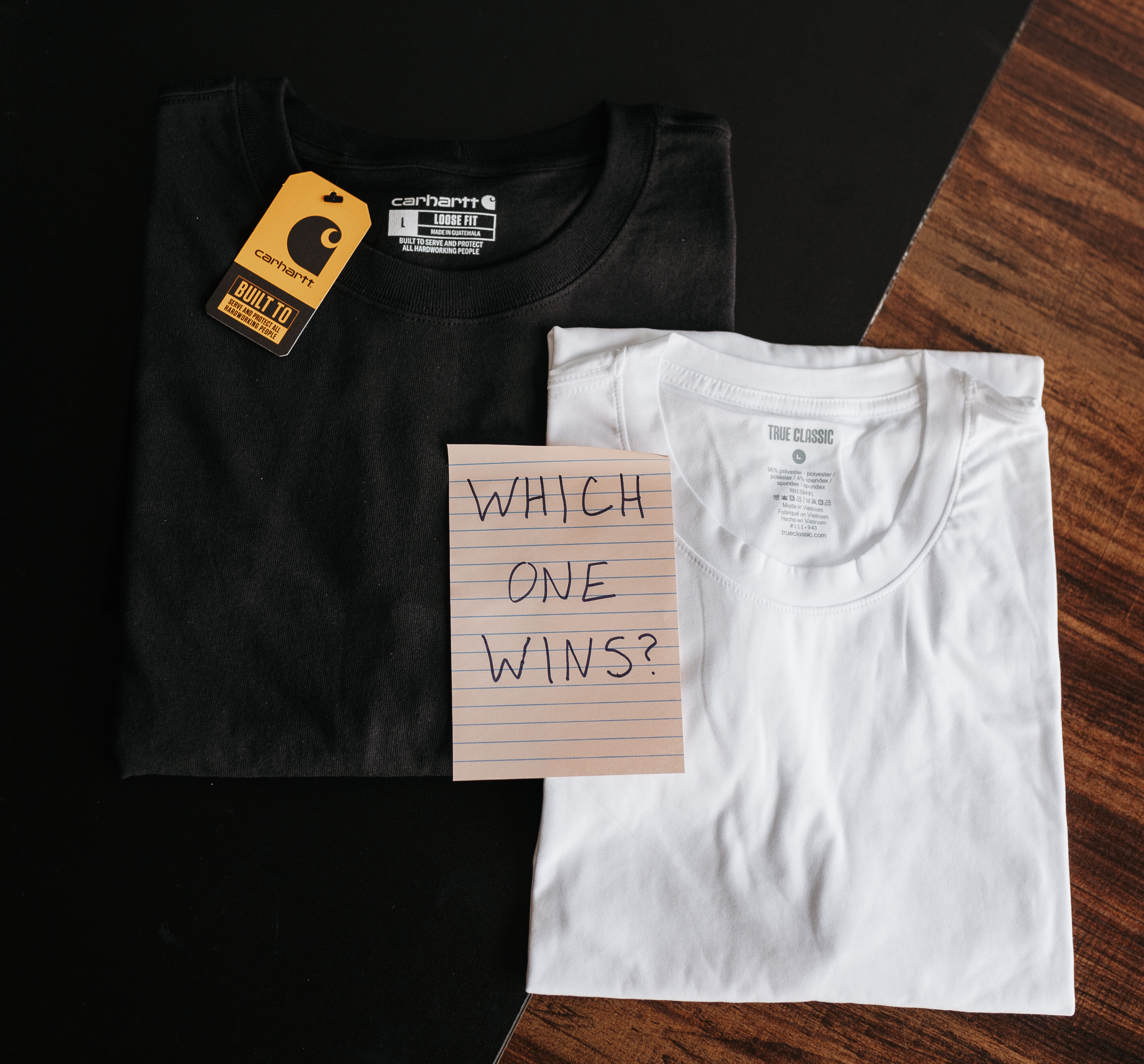 True Classic vs. Carhartt: The T-Shirt I Actually Want to Wear Every Day