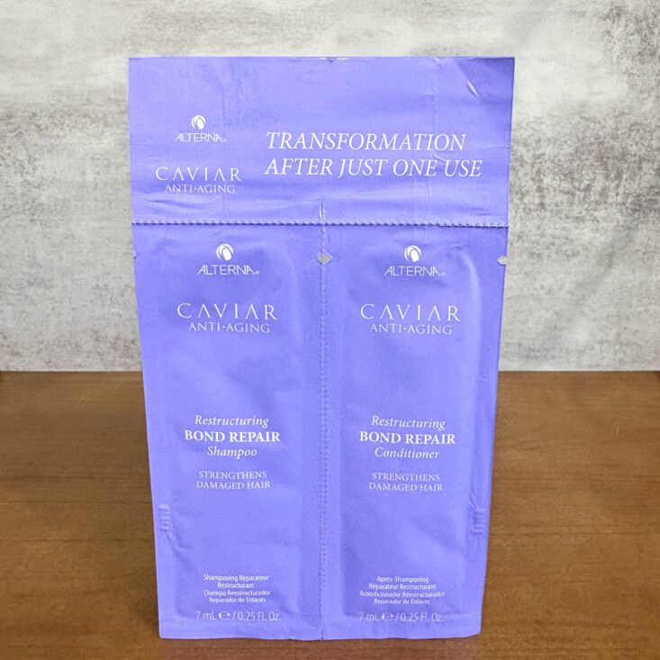 Front of Alterna Bond Repair Shampoo and Conditioner for Birchbox March 2025