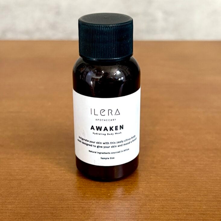 Front of Ilera Apothecary Body Wash for Birchbox March 2025