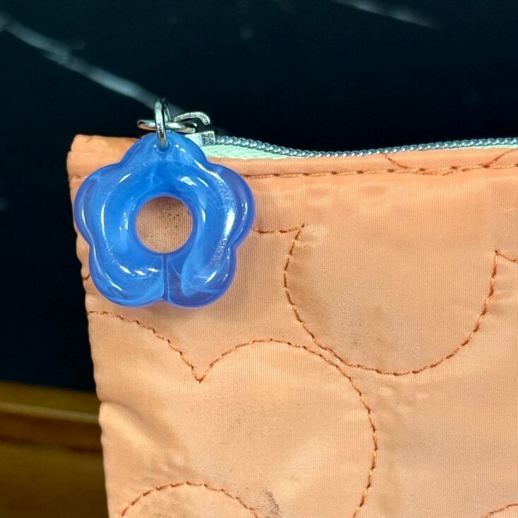Closeup of Bag Zipper for Ipsy Glam Bag April 2025