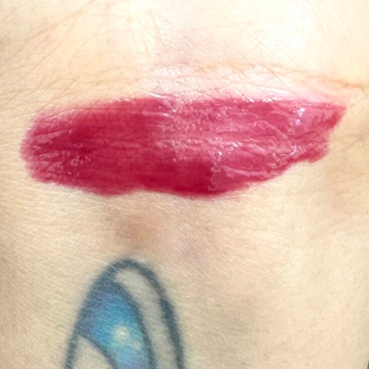 Swatch of Beauty Creations Lip Plumper for Ipsy Glam Bag April 2025