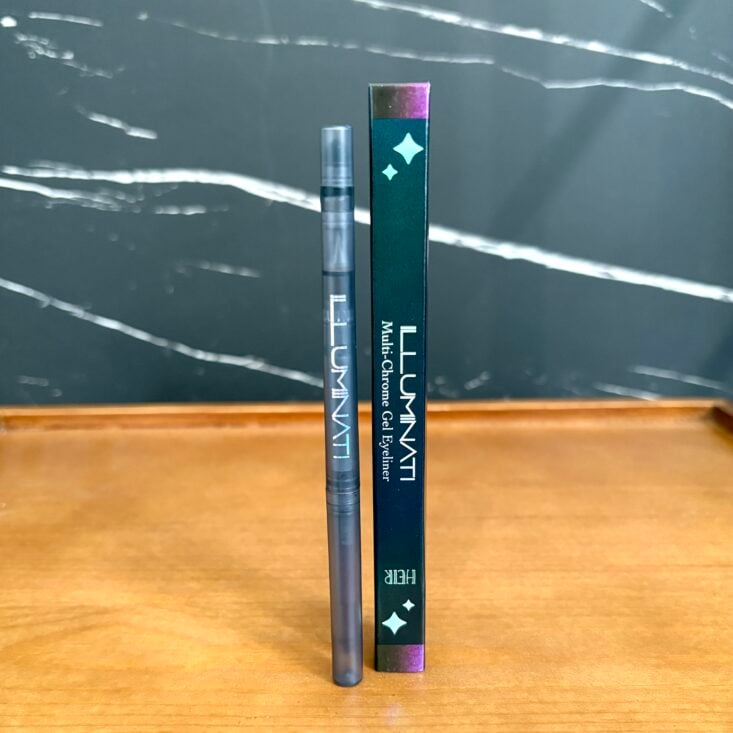 Front of Illuminati Cosmetics Gel Eyeliner for Ipsy Glam Bag April 2025