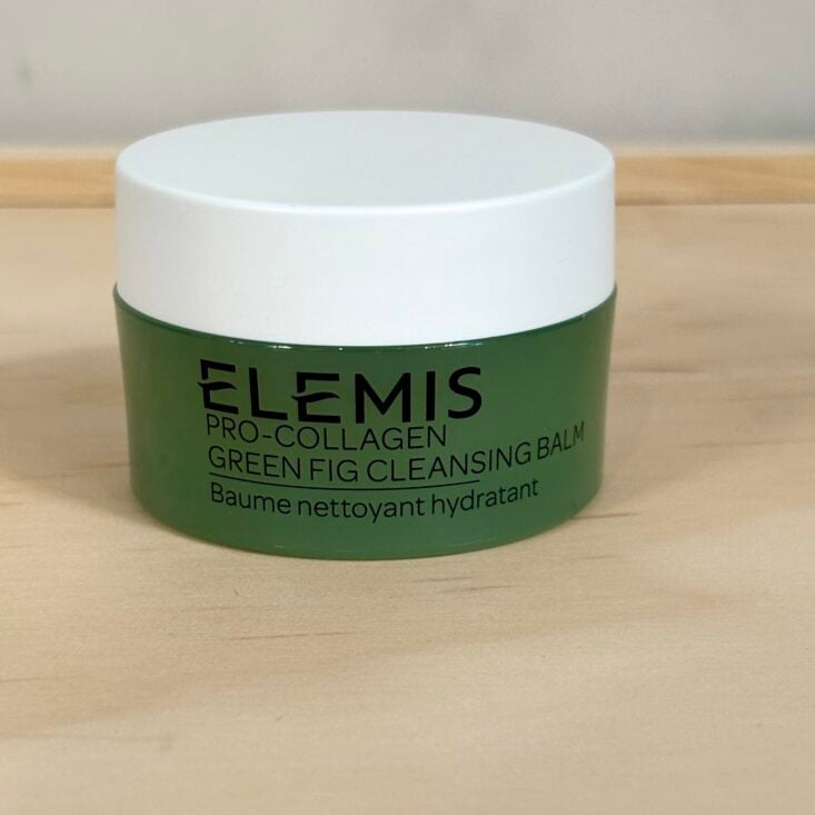 Front of Elemis Green Fig Cleansing Balm for Ipsy Glam Bag May 2025