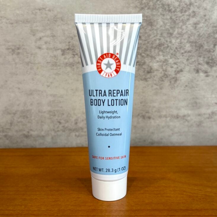 Front of First Aid Beauty Body Lotion for Ipsy Glam Bag June 2025