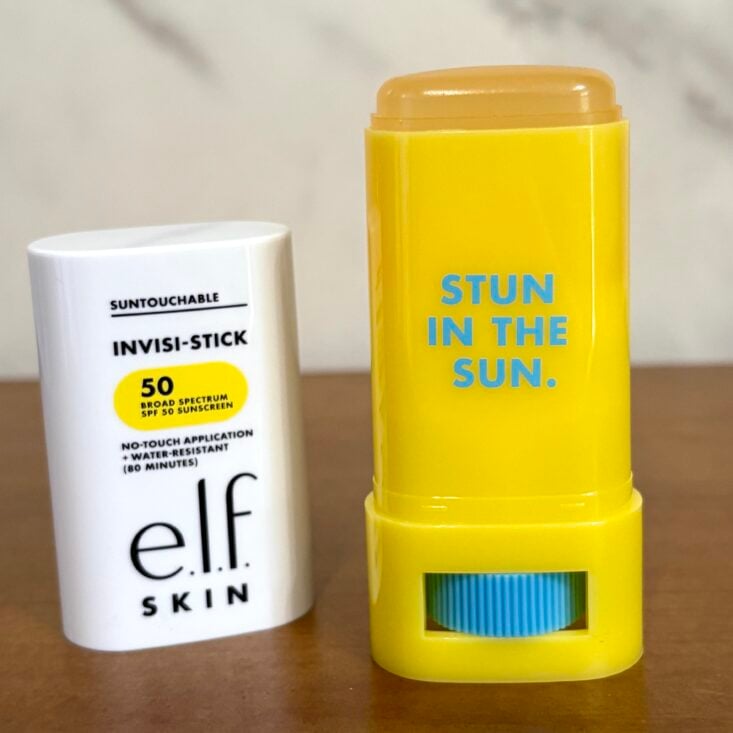 Open of E.L.F. Skin Suntouchable Invisi-Stick for Ipsy Glam Bag July 2025