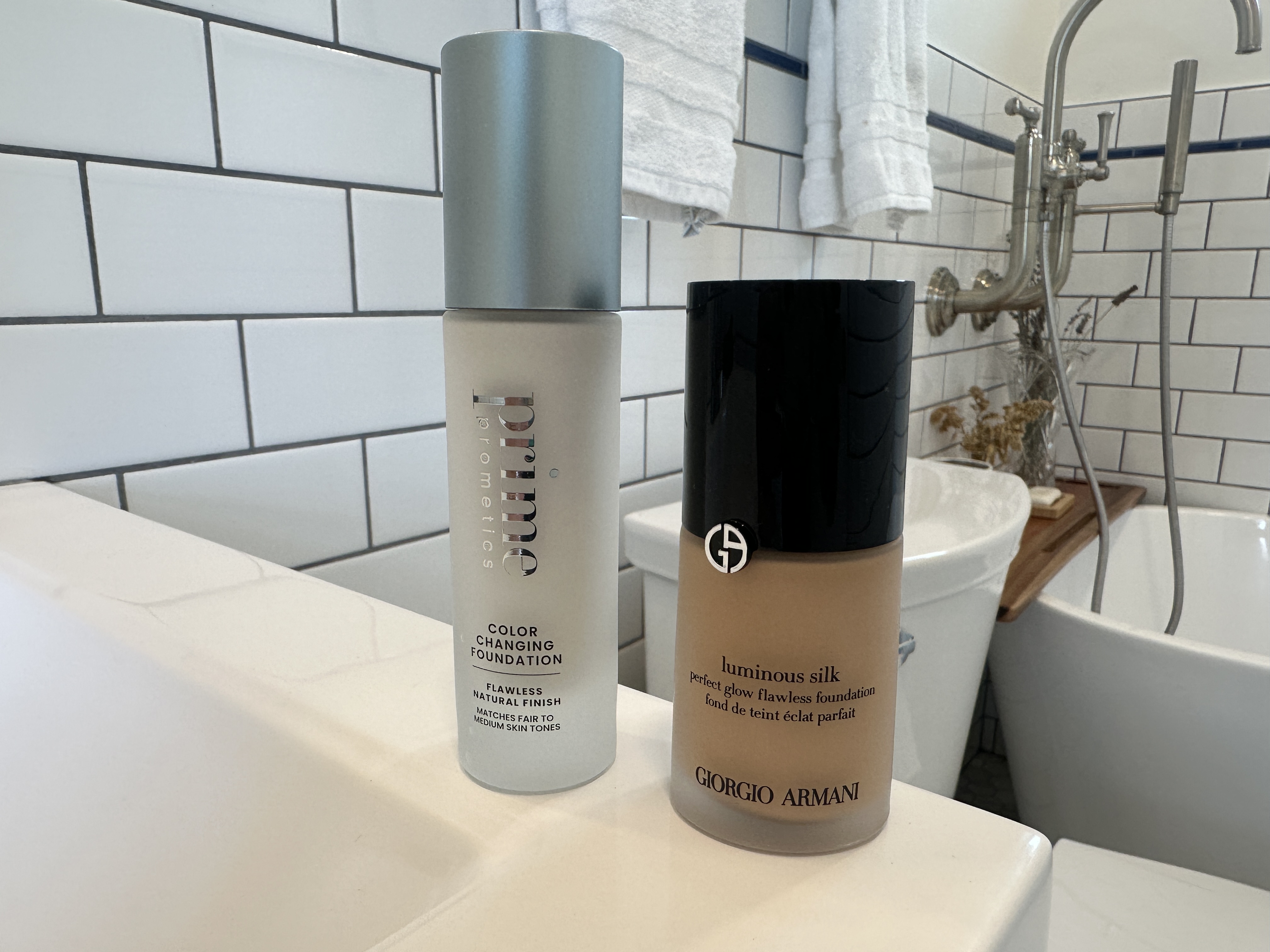 Prime Prometics vs. Armani Luminous Silk: Which Foundation Is Better for Women Over 50?