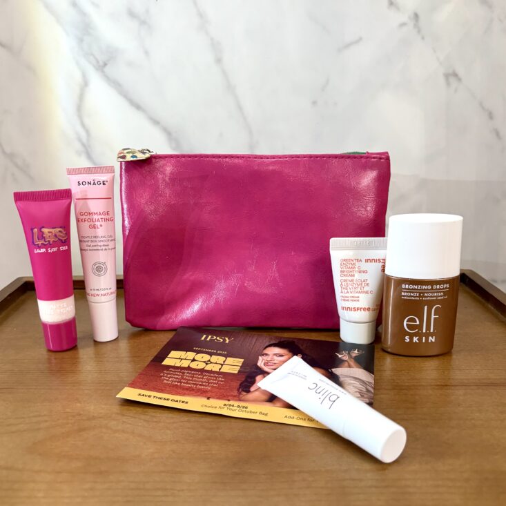 Full Contents for Ipsy Glam Bag September 2025