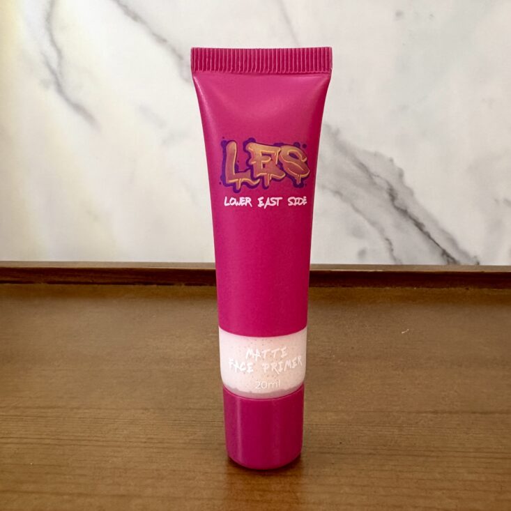Front of Les Beauty Matte Primer for Ipsy Glam Bag September 2025