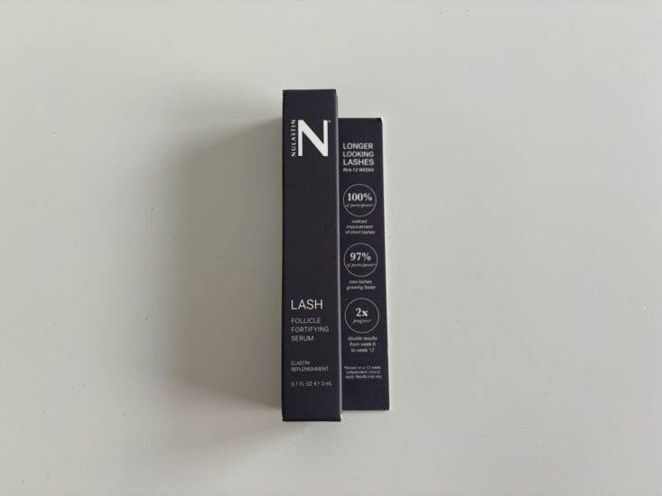Nulastin Lash Follicle Fortifying Serum in box