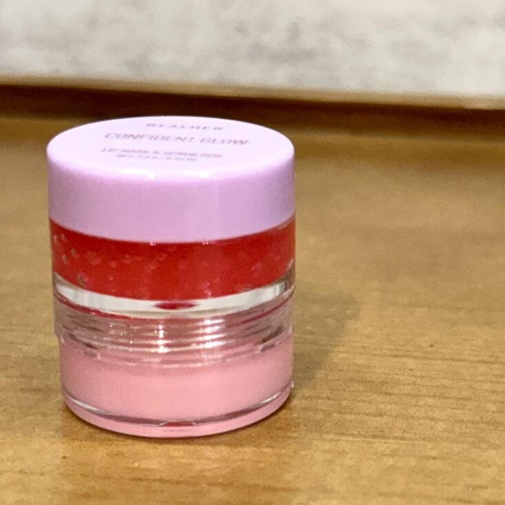 Front of RealHer Mini Lip Mask and Scrub Duo for Ipsy Glam Bag October 2025