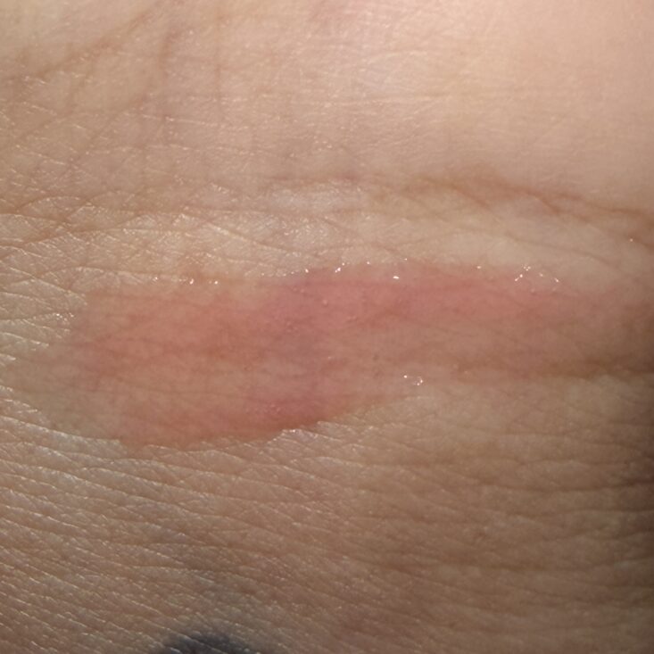 Swatch of Beauty for Certain High Shine Lipgloss in Siren for Ipsy Original January 2026