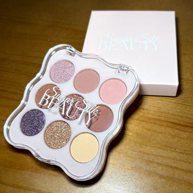 Front of Sugar Silk Beauty Ethereal Eyes Palettes for Ipsy Original January 2026