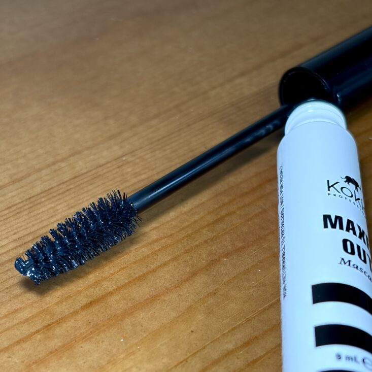 Closeup of Kokie Maxed Out Mascara for Ipsy Original February 2026