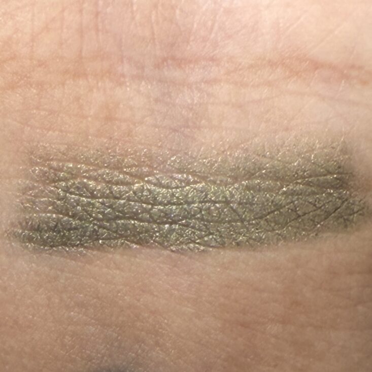 Swatch of Ofra Eyeliner Green Go for Ipsy Original February 2026