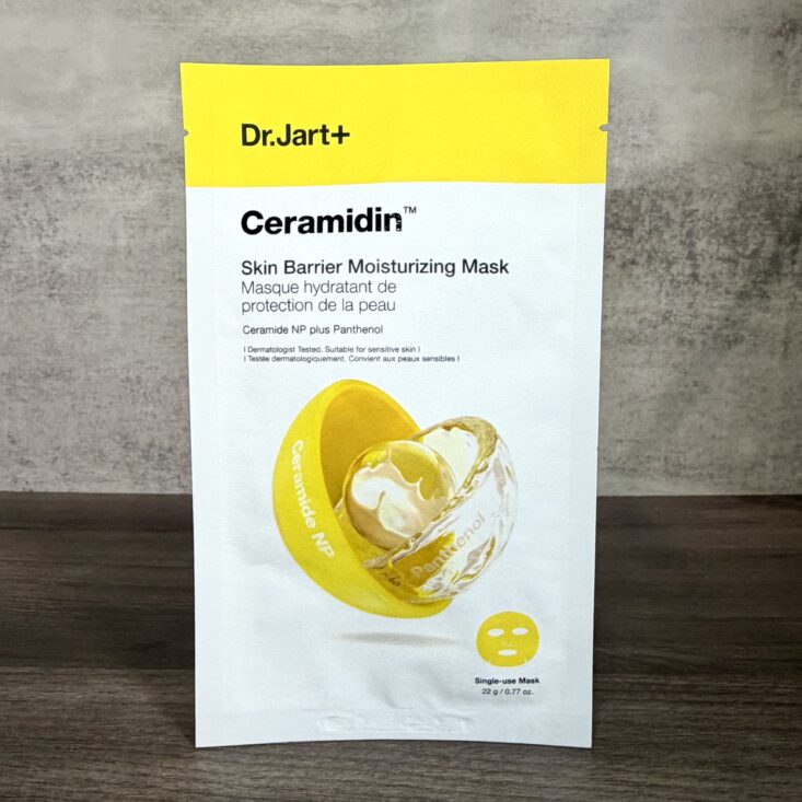 Front of Dr. Jart+ Moisturizing Mask for Ipsy Original April 2026