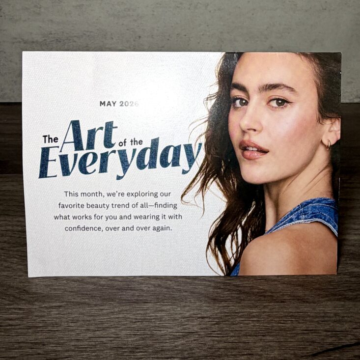 Front of Card for Ipsy Original May 2026
