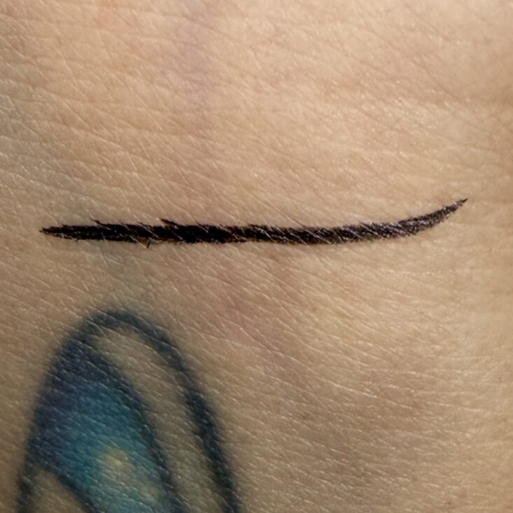 Swatch of Les Beauty Liquid Eyeliner in Lower East Side for Ipsy Original May 2026
