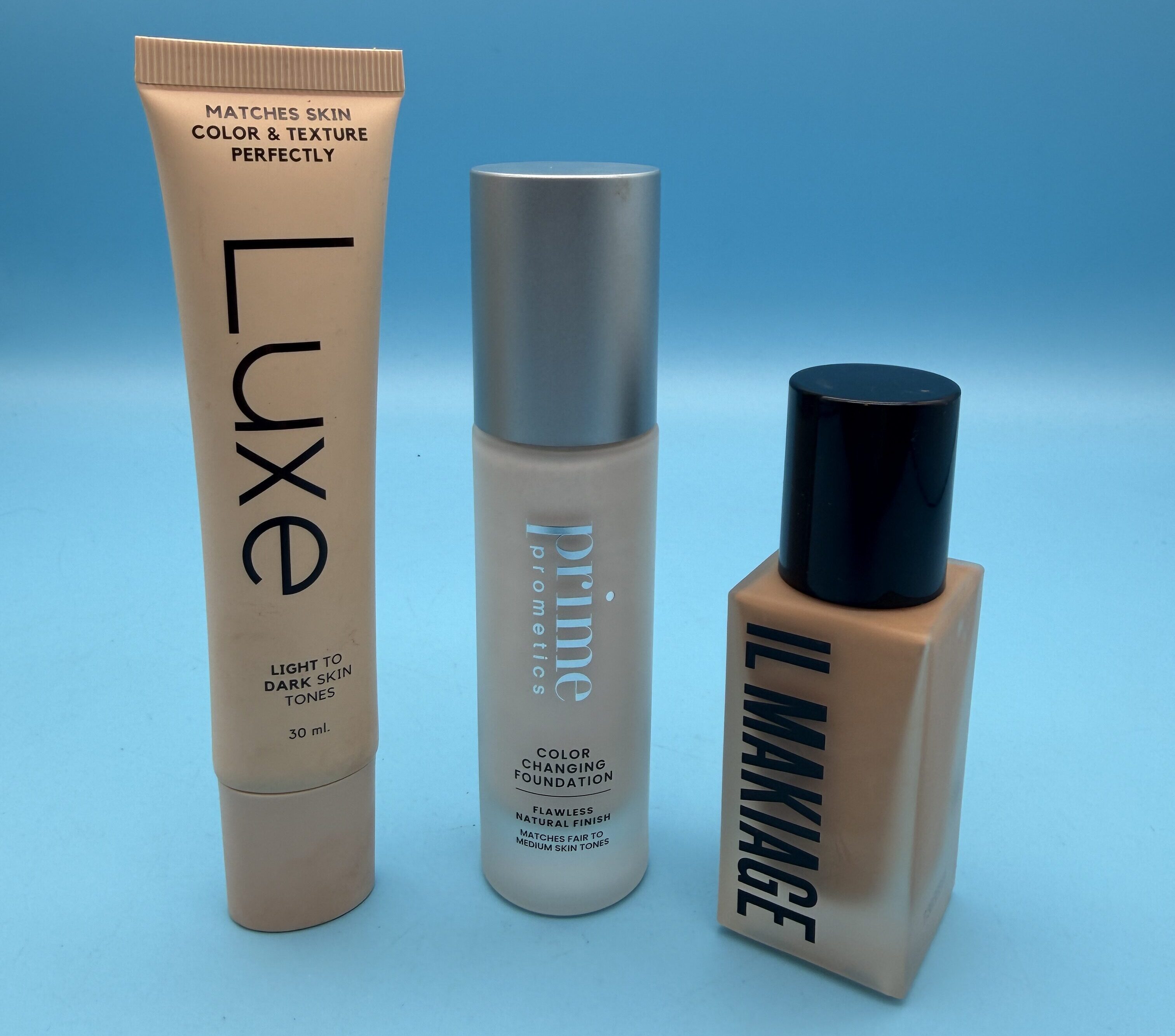 Prime Prometics vs. Luxe vs. Il Makiage: The Midlife Foundation Test 