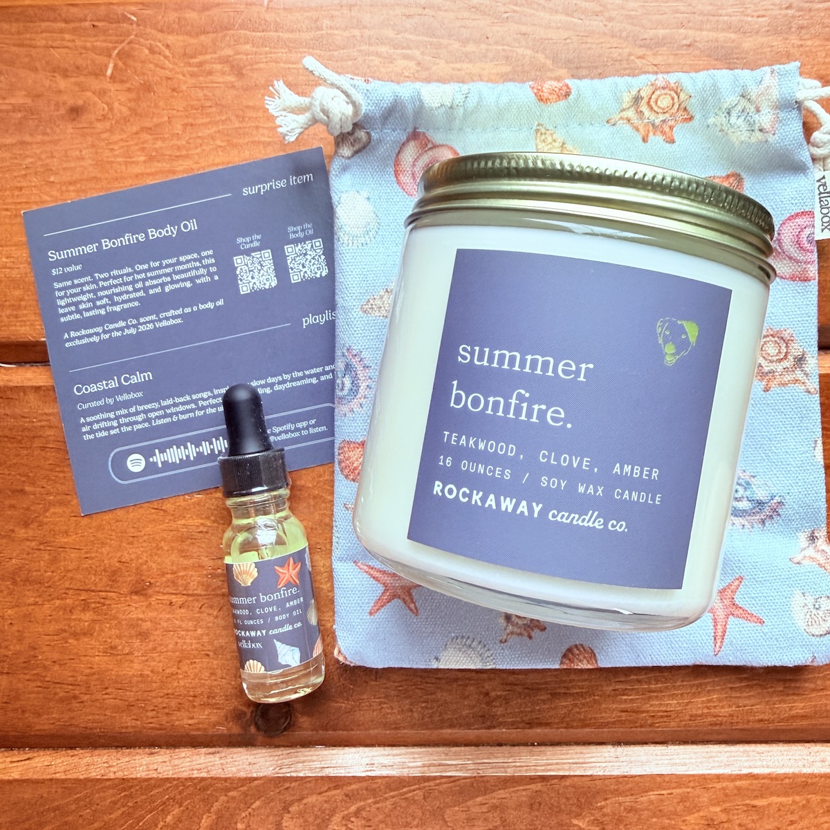 Vellabox Candle Review July 2026: “Summer Bonfire”