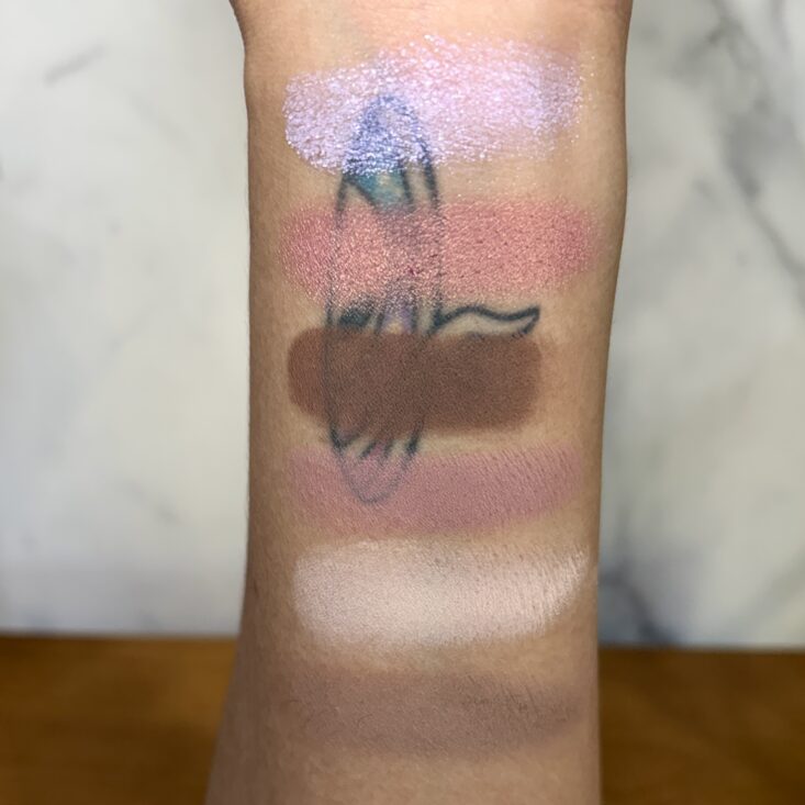 Swatch of Formula Z Shadow Palette for IPSY Original June 2026