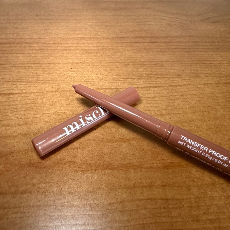 Closeup of Mischo Beauty Lip Liner in Heaven Sent for IPSY Original June 2026