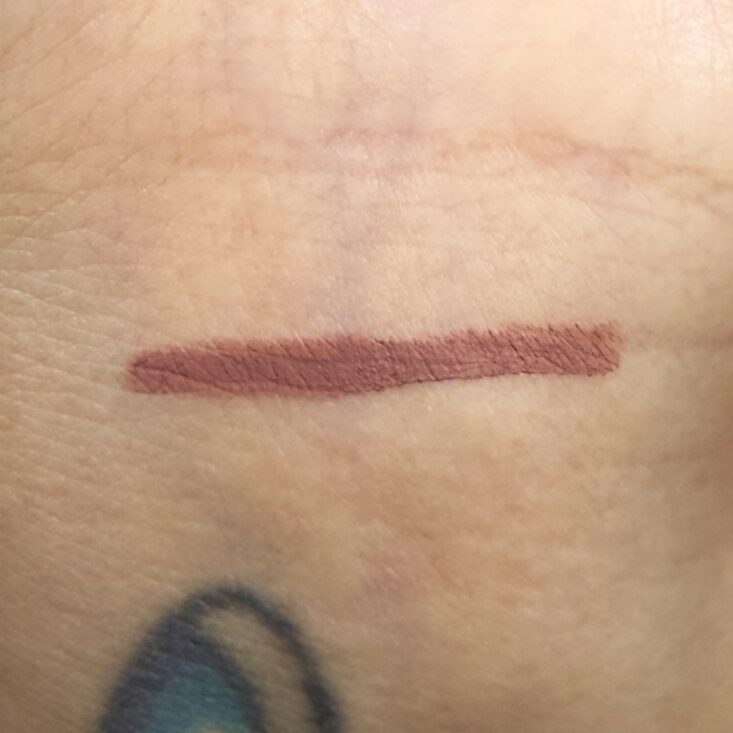 Swatch of Mischo Beauty Lip Liner in Heaven Sent for IPSY Original June 2026