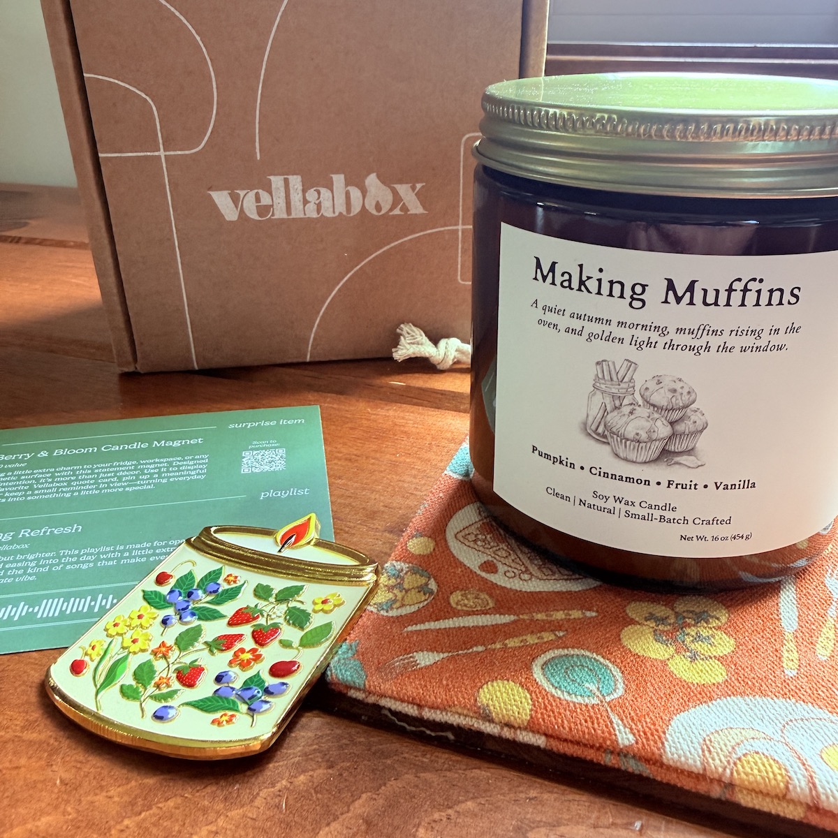 Vellabox Candle Review August 2026: “Making Muffins”