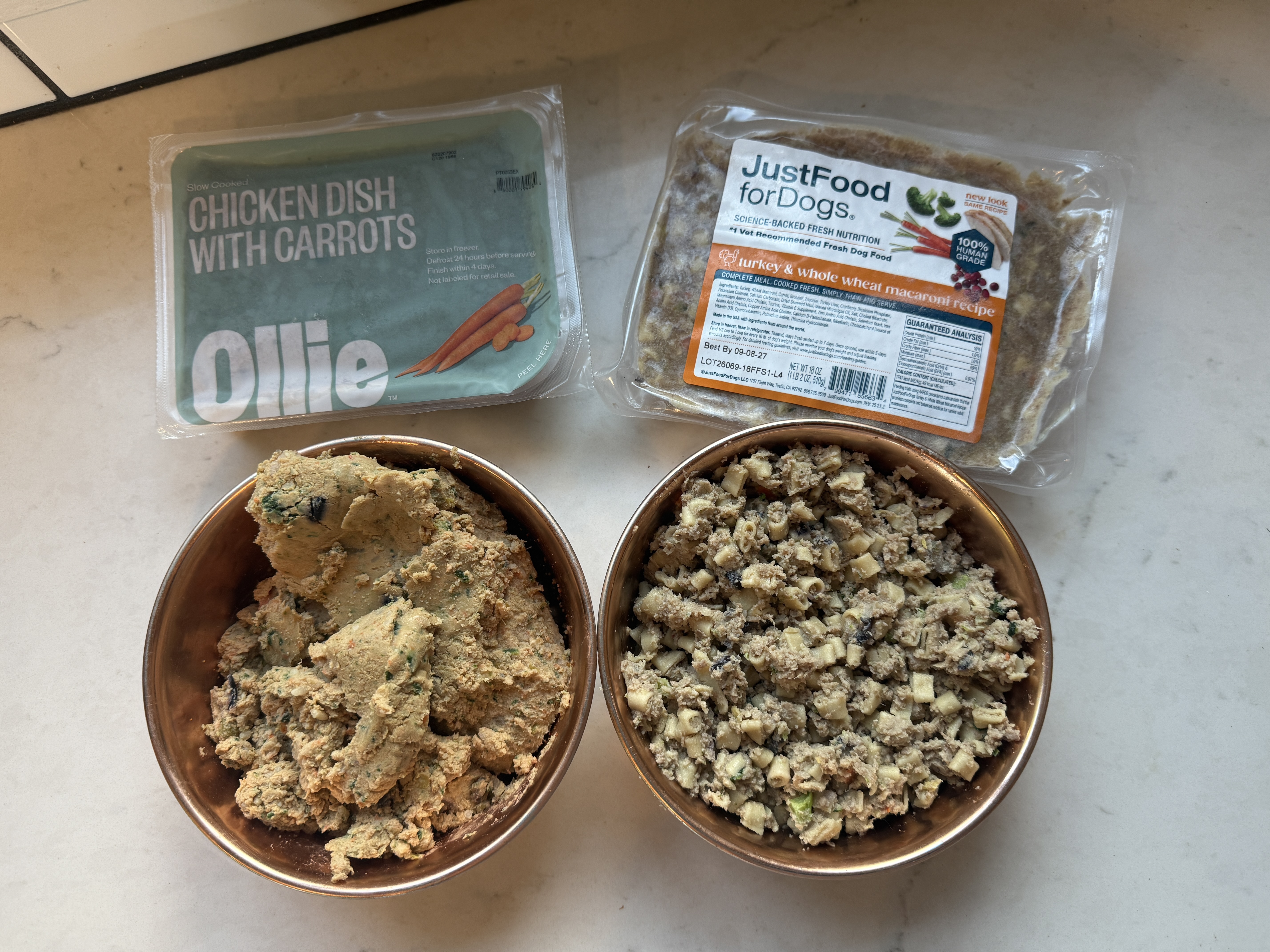 Which Fresh Food Is Worth It? I Put JustFoodForDogs and Ollie to the Test