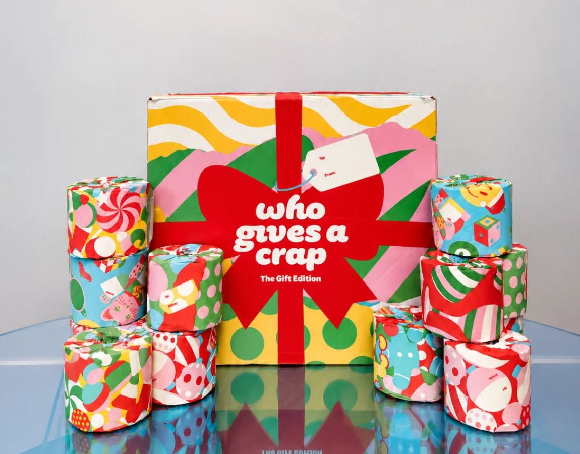Who Gives A Crap Just Launched Limited-Edition Holiday Rolls. Here’s Why You Need The Gift Edition.
